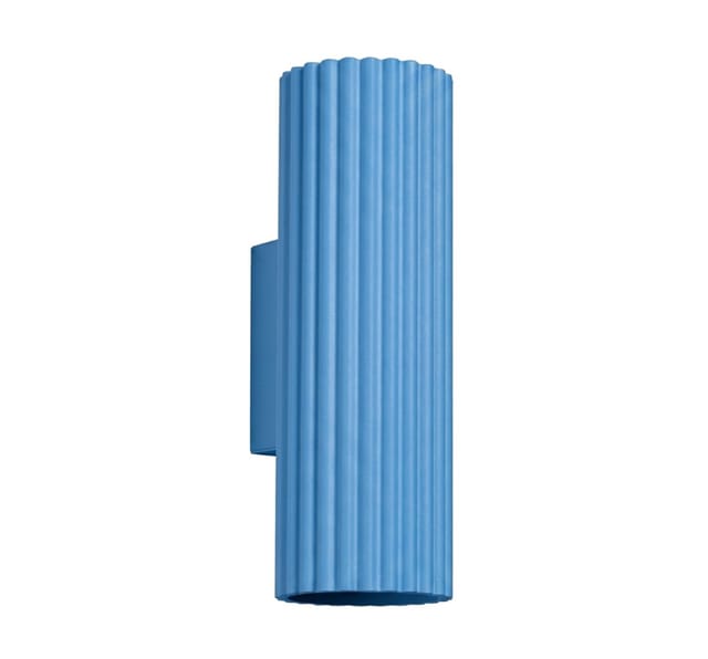Wandleuchten Karbon Hellblau 2xgu10 6.5cm Aluminium Sollux