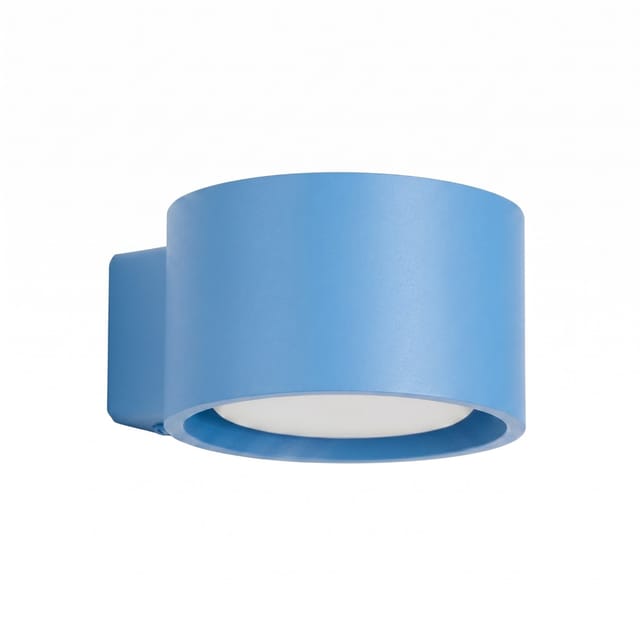 Wandleuchten Modo Hellblau 1xgx53 10cm Aluminium Sollux