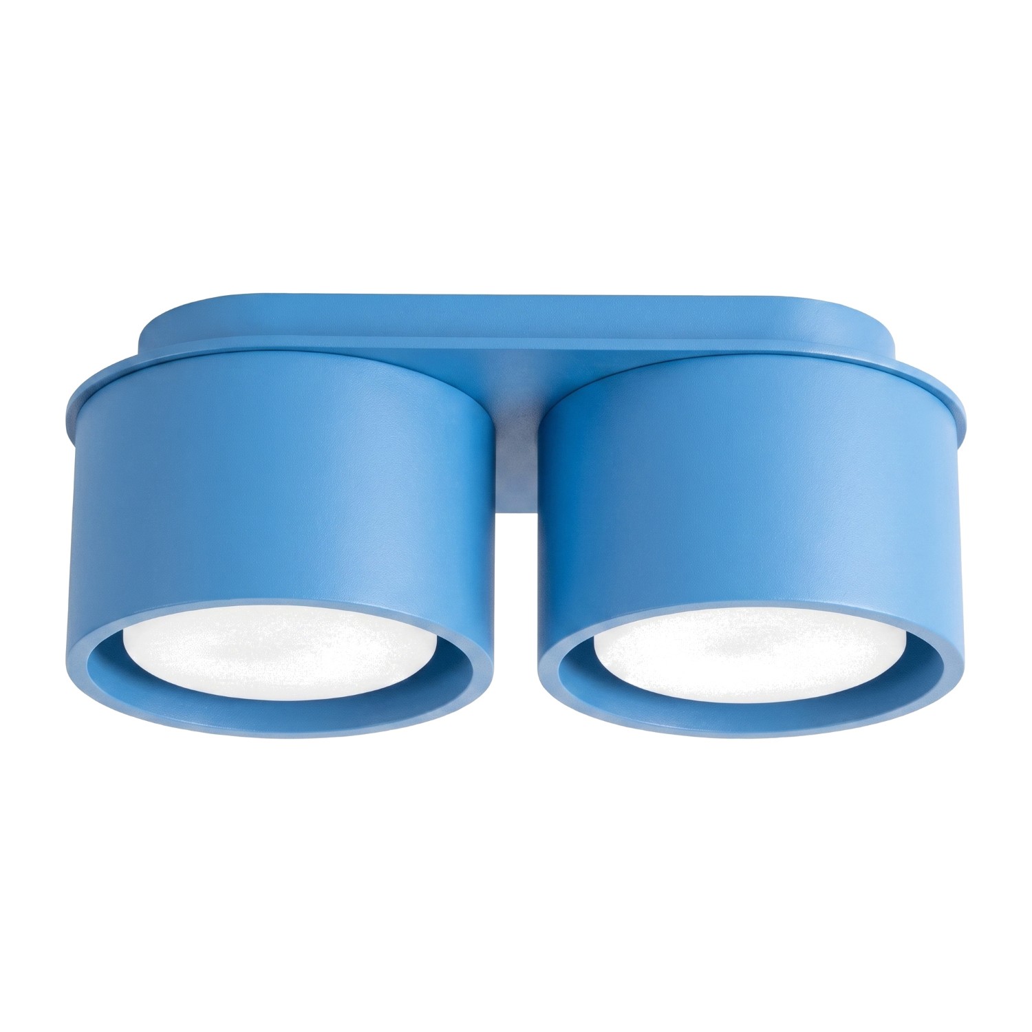 Deckenleuchten Modo Hellblau 2xgx53 21cm Aluminium Sollux