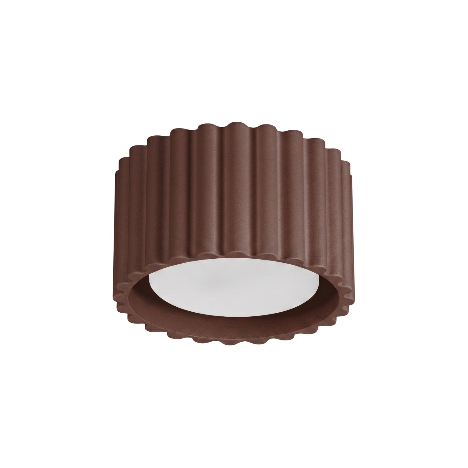 Deckenleuchten Aura Braun 1xgx53 10cm Aluminium Sollux