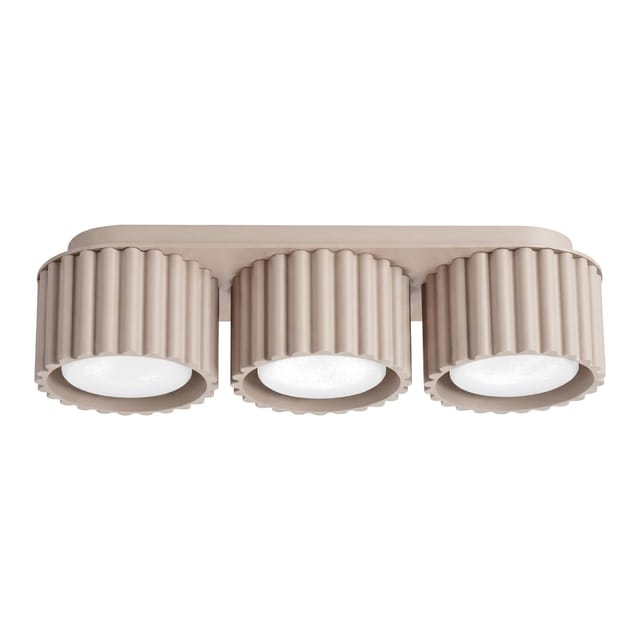 Deckenleuchten Aura Taupe 3xgx53 32.5cm Aluminium Sollux