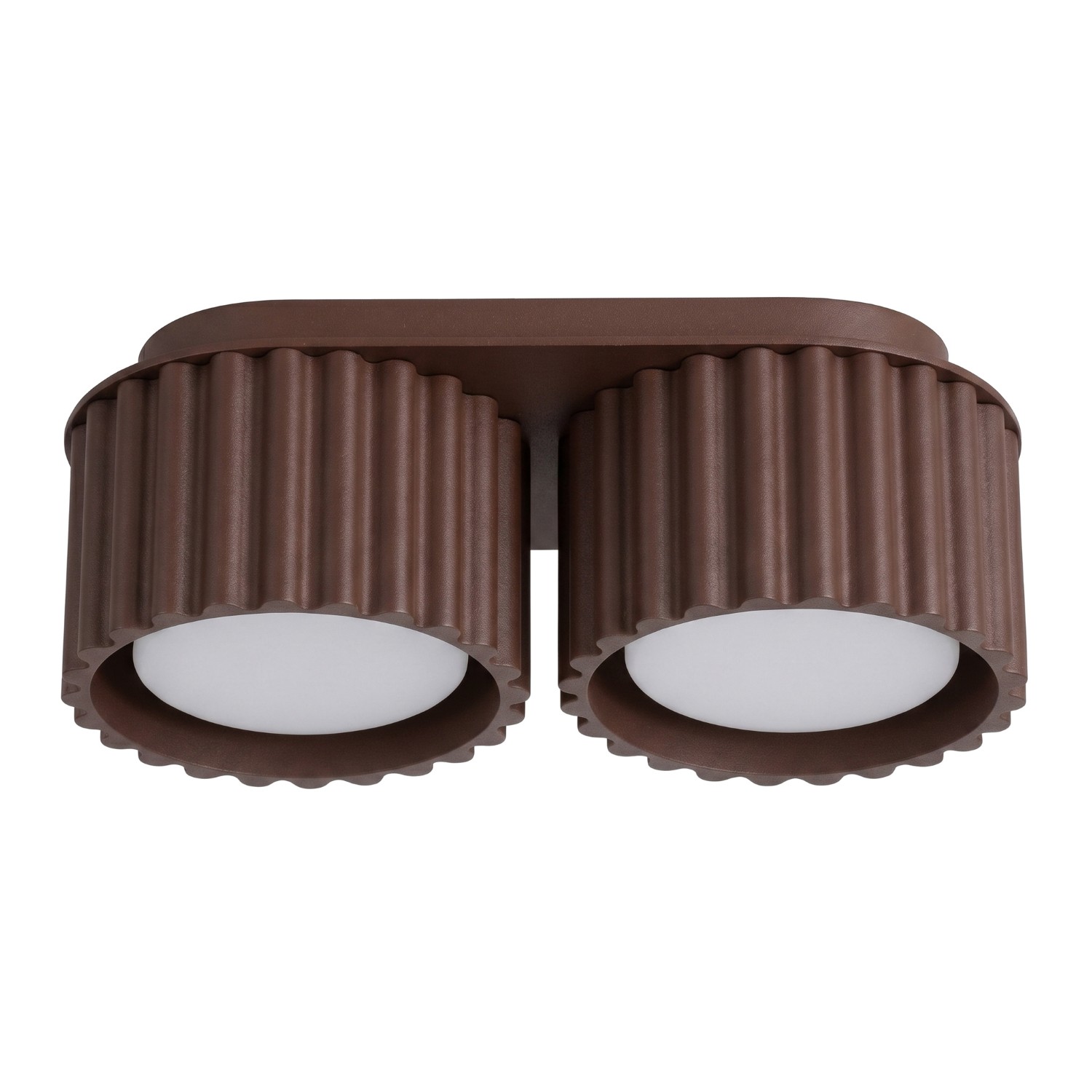 Deckenleuchten Aura Braun 2xgx53 21cm Aluminium Sollux