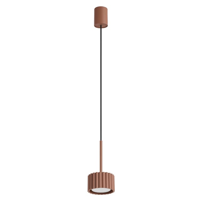 Hängeleuchten Aura Mocca 1xgx53 10cm Aluminium Sollux