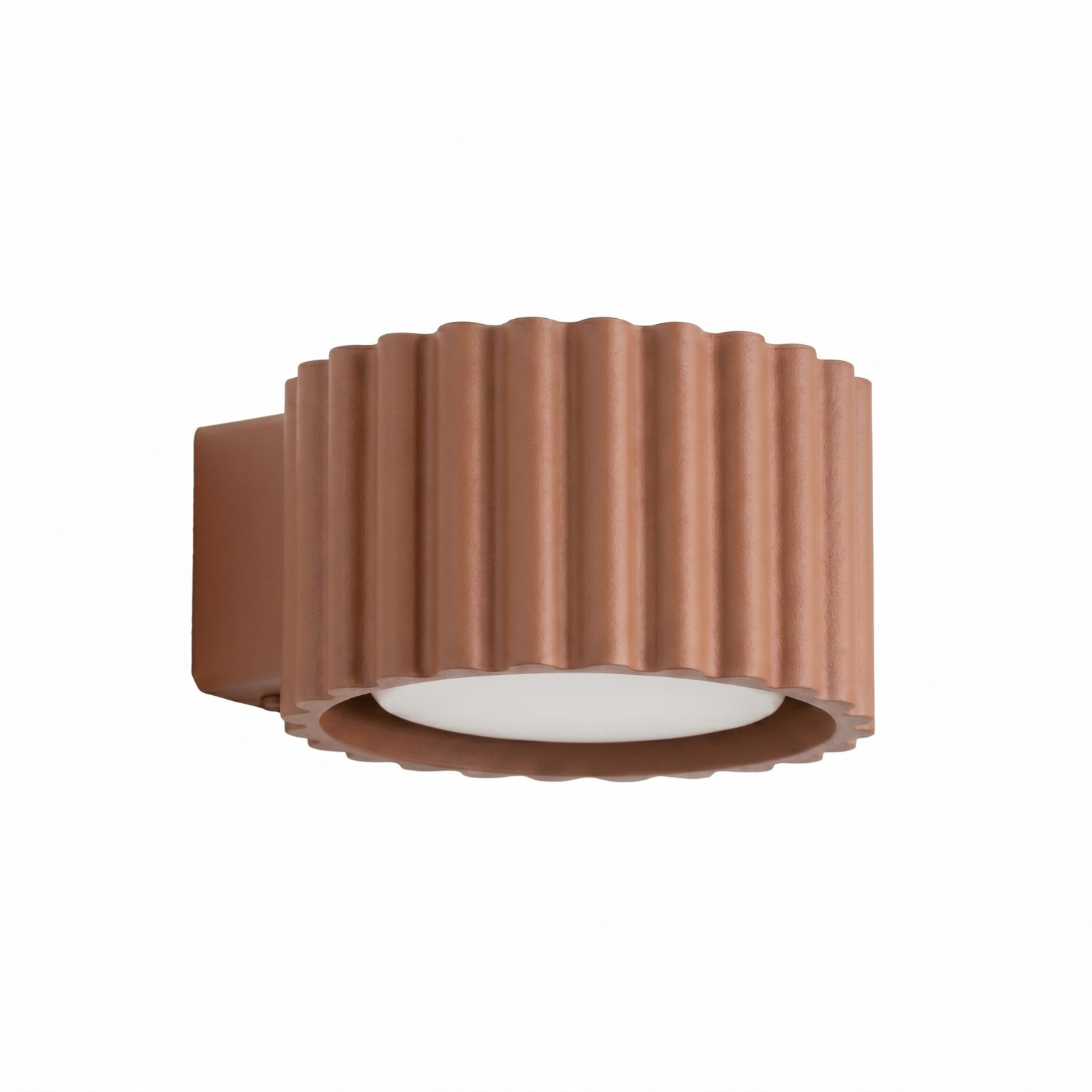 Wandleuchten Aura Mocca 1xgx53 10cm Aluminium Sollux