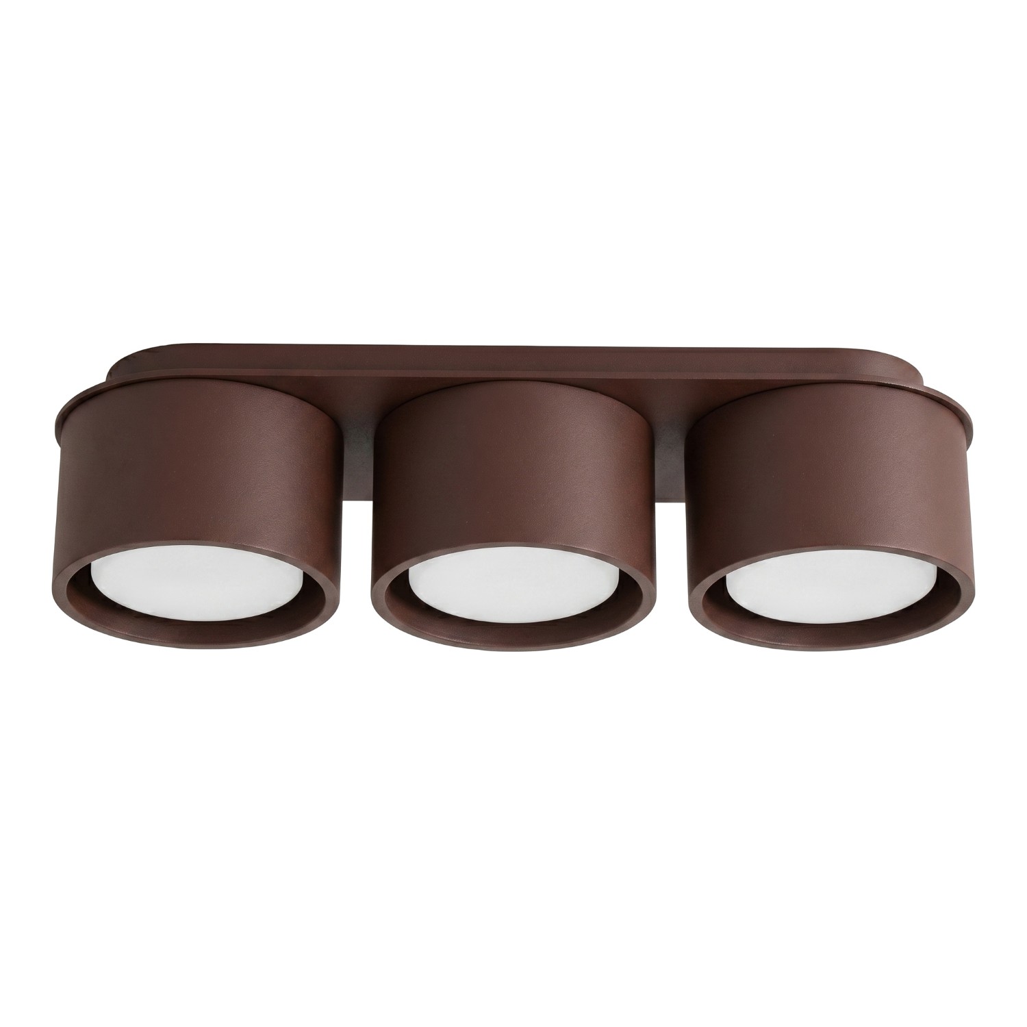Deckenleuchten Modo Braun 3xgx53 32.4cm Aluminium Sollux