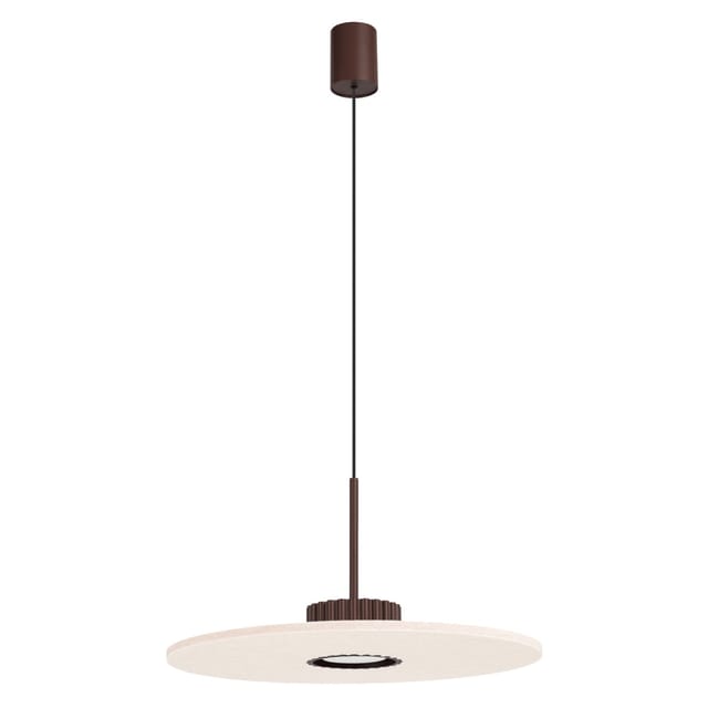 Hängeleuchten Ovo Braun/beige 1xgx53 40cm Aluminium Sollux
