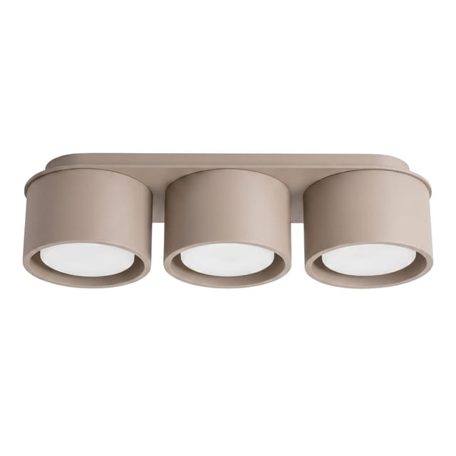 Deckenleuchten Modo Taupe 3xgx53 32.4cm Aluminium Sollux
