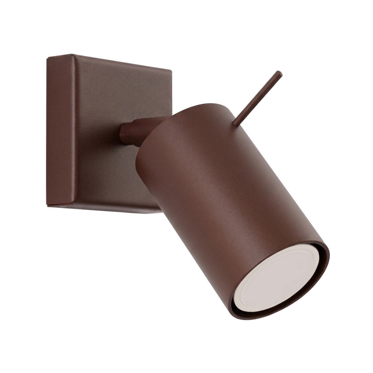 Wandleuchten Ring Braun 1xgu10 8cm Stahl Sollux