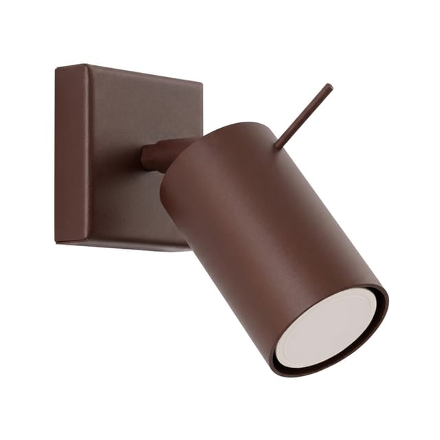 Wandleuchten Ring Braun 1xgu10 8cm Stahl Sollux