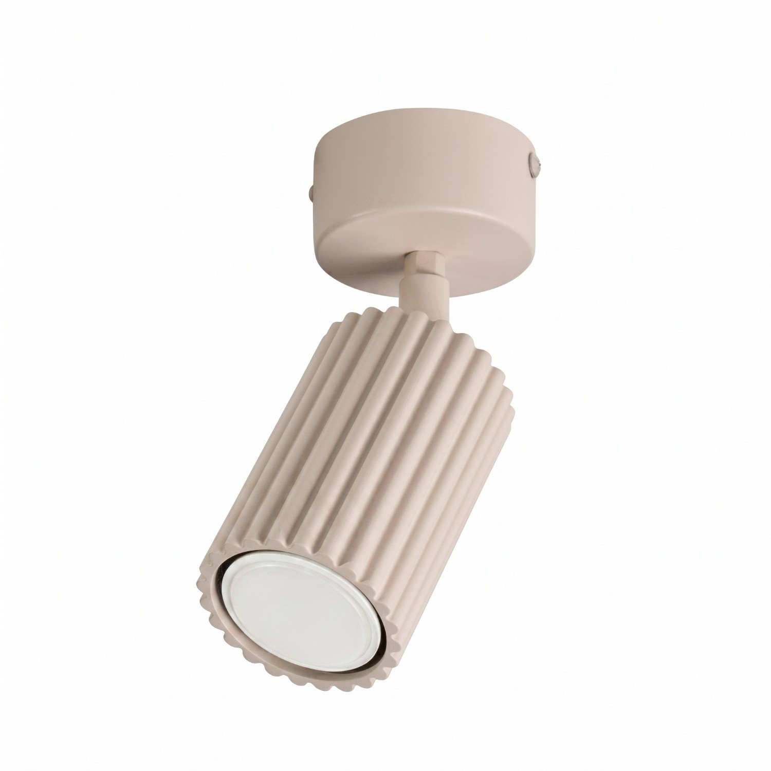 Deckenleuchten Karbon Taupe 1xgu10 7cm Aluminium Sollux