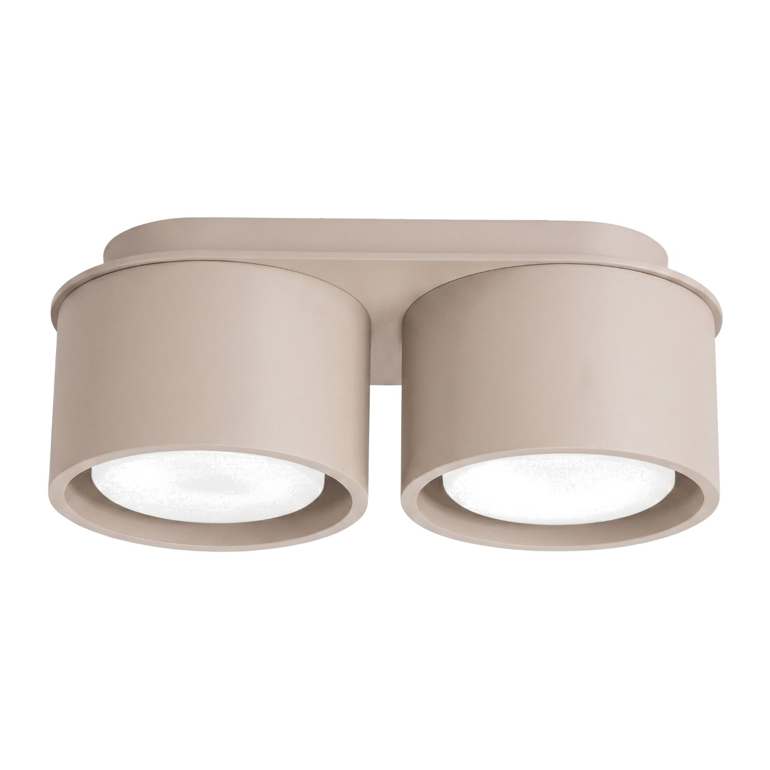 Deckenleuchten Modo Taupe 2xgx53 21cm Aluminium Sollux