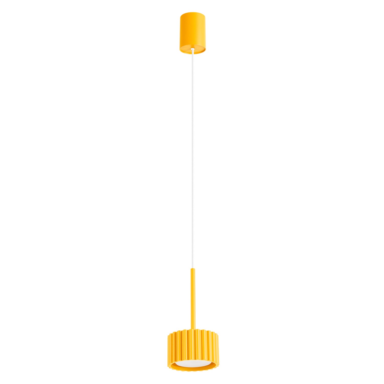 Hängeleuchten Aura Gelb 1xgx53 10cm Aluminium Sollux