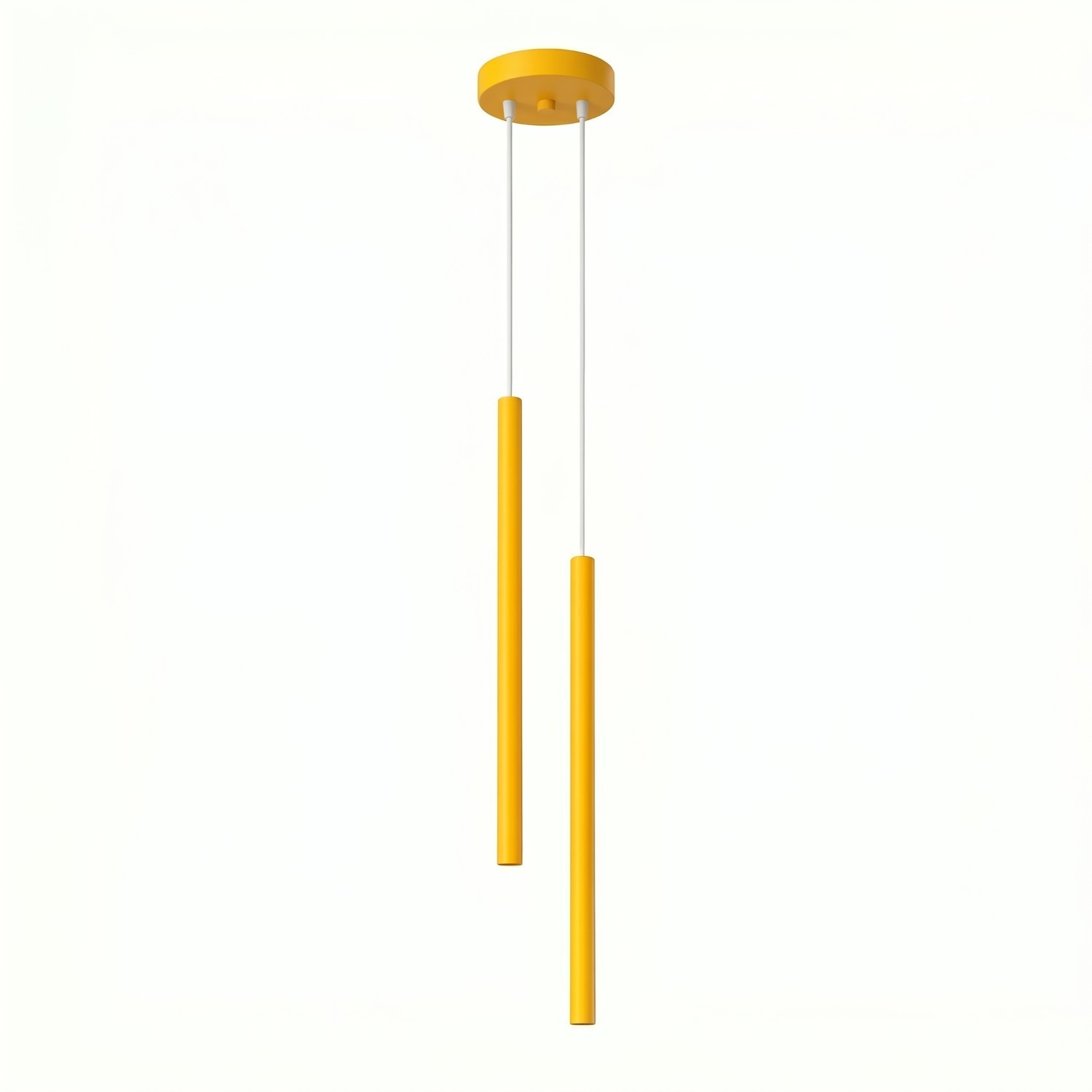 Hängeleuchten Pastelo Gelb 2xg9 15cm Stahl Sollux