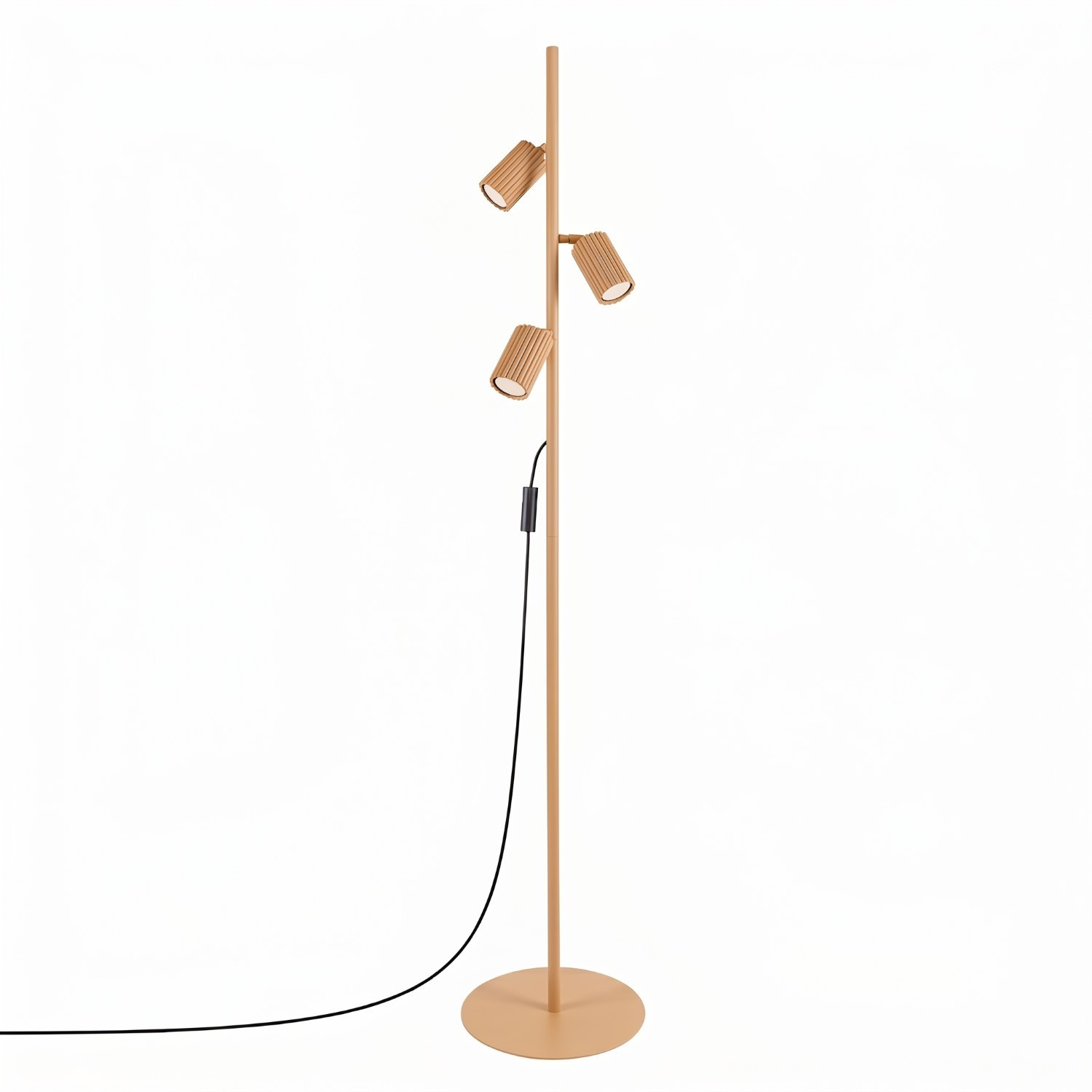 Stehlampen Karbon Gold 3xgu10 30cm Aluminium Sollux