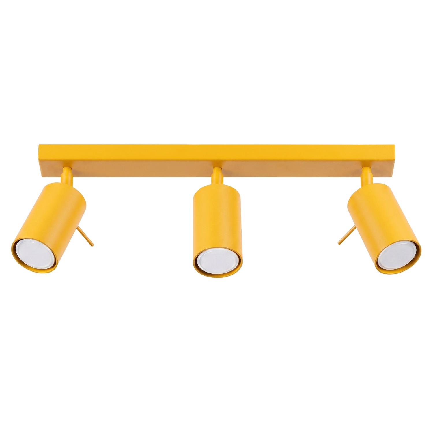 Deckenleuchten Ring Gelb 3xgu10 45cm Stahl Sollux