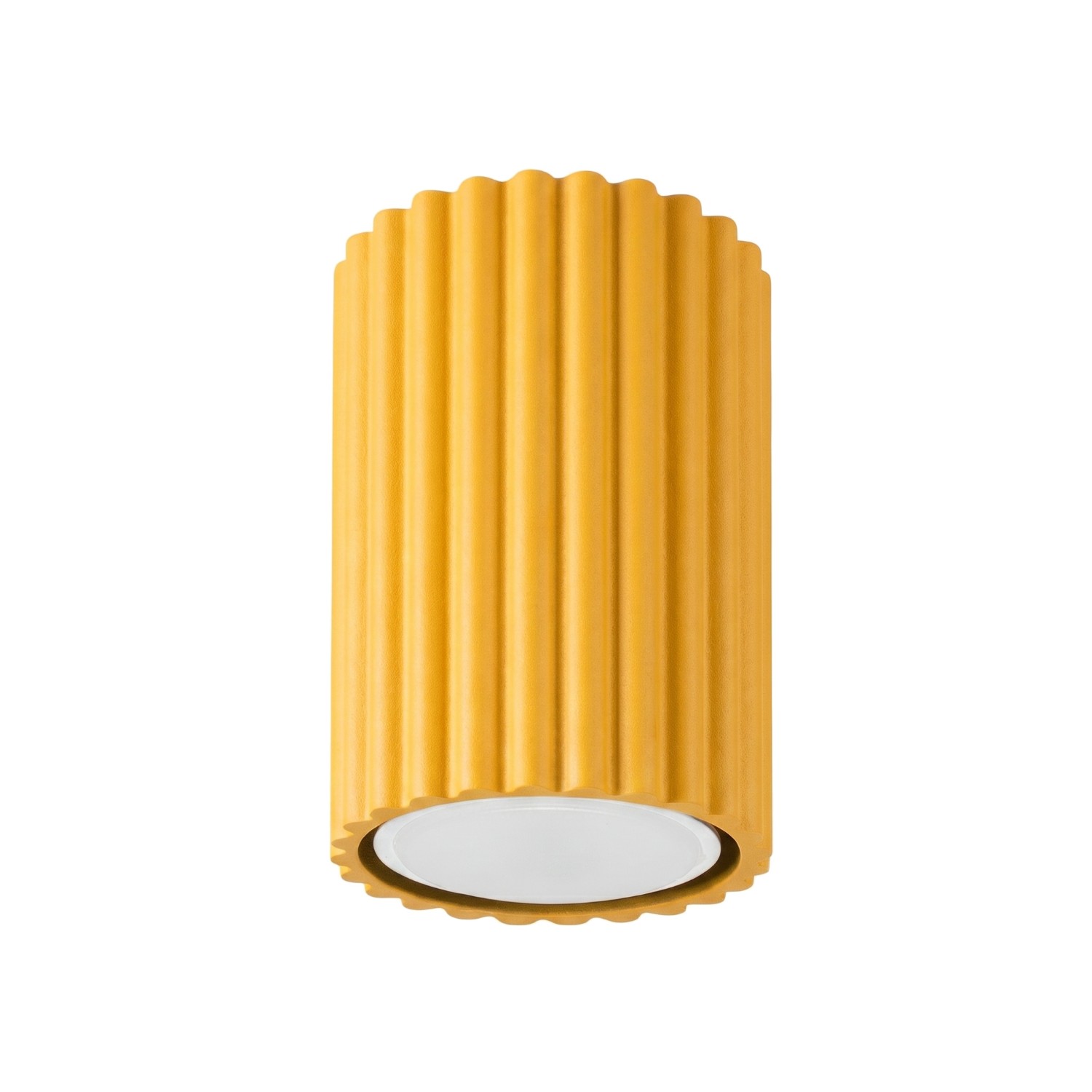 Deckenleuchten Karbon Gelb 1xgu10 6.5cm Aluminium Sollux