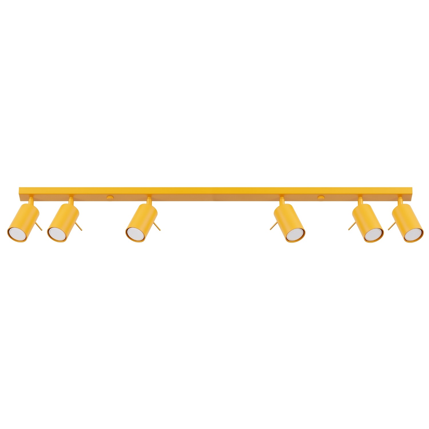 Deckenleuchten Ring Gelb 6xgu10 118cm Stahl Sollux