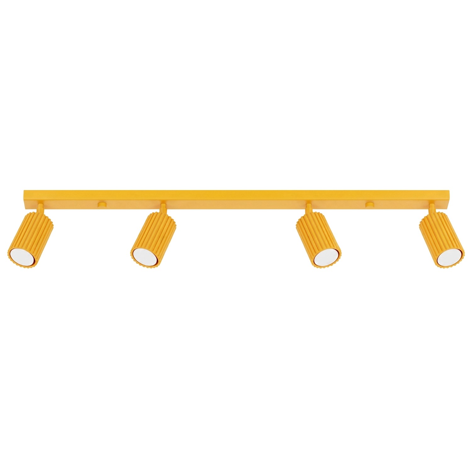 Deckenleuchten Karbon Gelb 4xgu10 81cm Aluminium Sollux