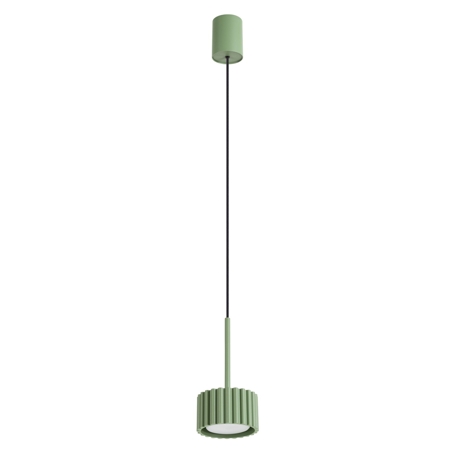 Hängeleuchten Aura Salbei 1xgx53 10cm Aluminium Sollux