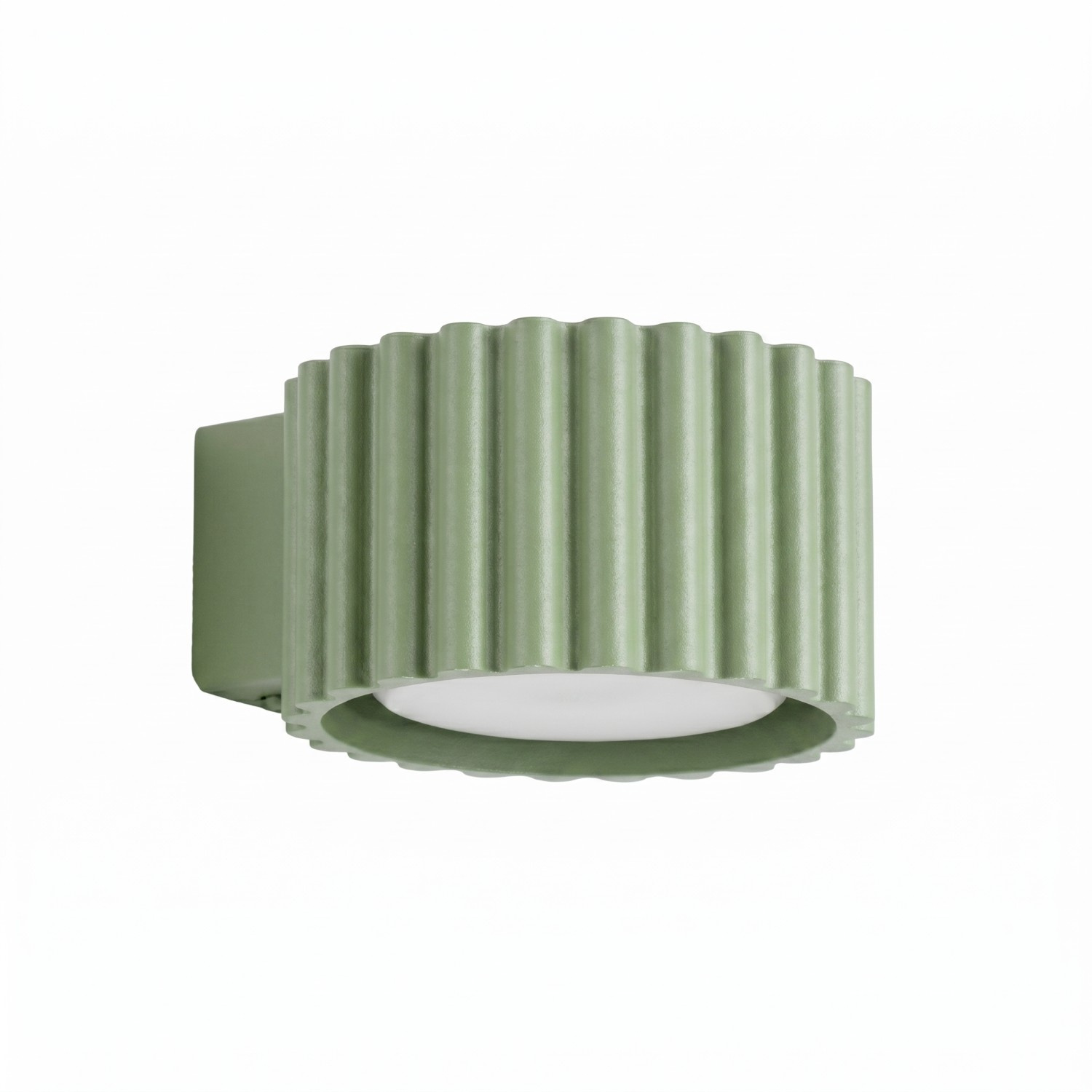 Wandleuchten Aura Salbei 1xgx53 10cm Aluminium Sollux