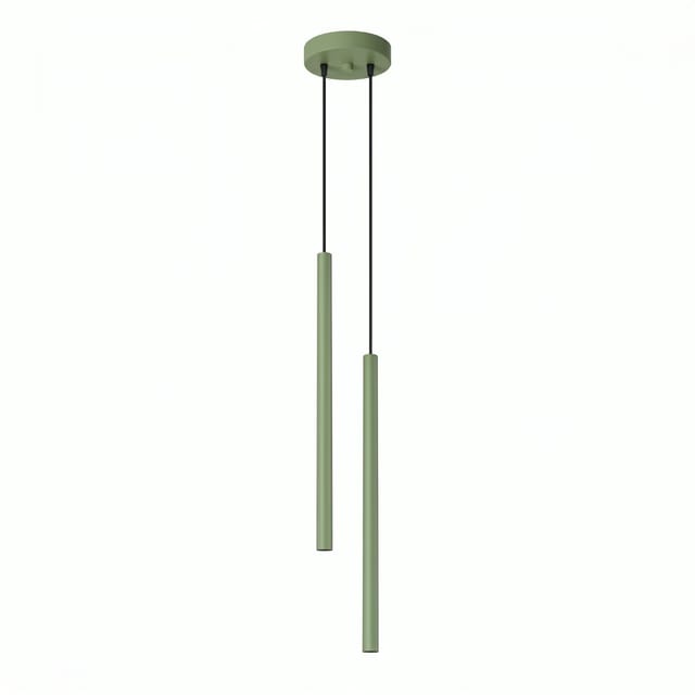 Hängeleuchten Pastelo Salbei 2xg9 15cm Stahl Sollux