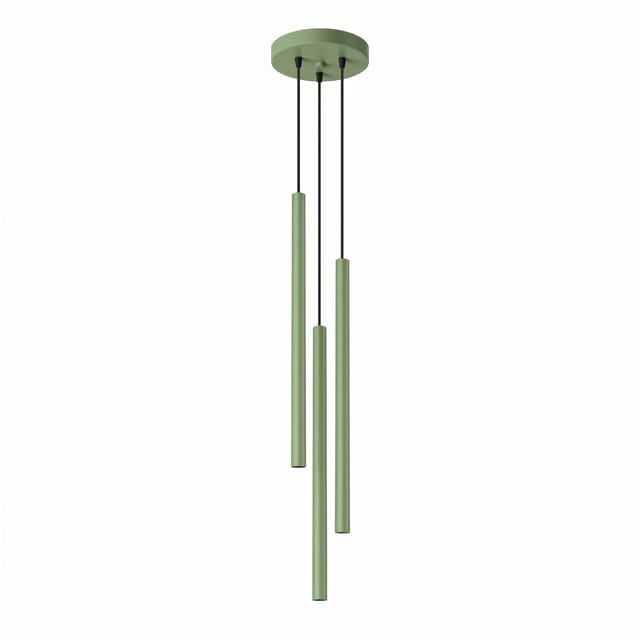 Hängeleuchten Pastelo Salbei 3xg9 19.5cm Stahl Sollux