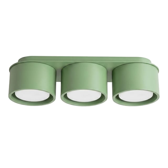 Deckenleuchten Modo Salbei 3xgx53 32.4cm Aluminium Sollux