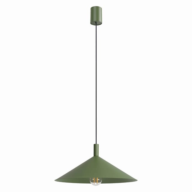 Hängeleuchten Nox Olivgrün 1xe27 40cm Stahl Sollux