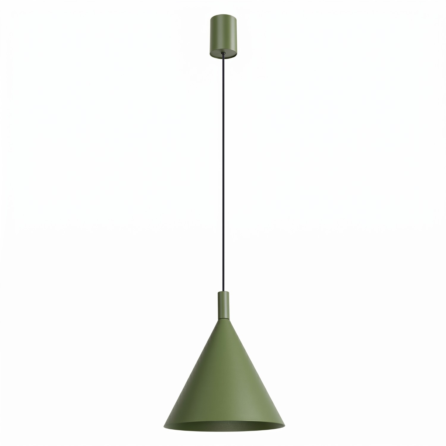 Hängeleuchten Nox Olivgrün 1xe27 24.5cm Stahl Sollux