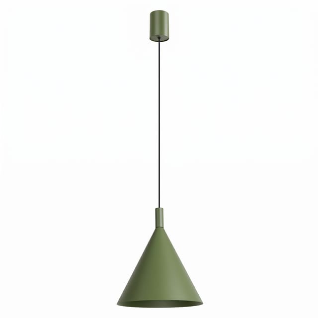 Hängeleuchten Nox Olivgrün 1xe27 24.5cm Stahl Sollux