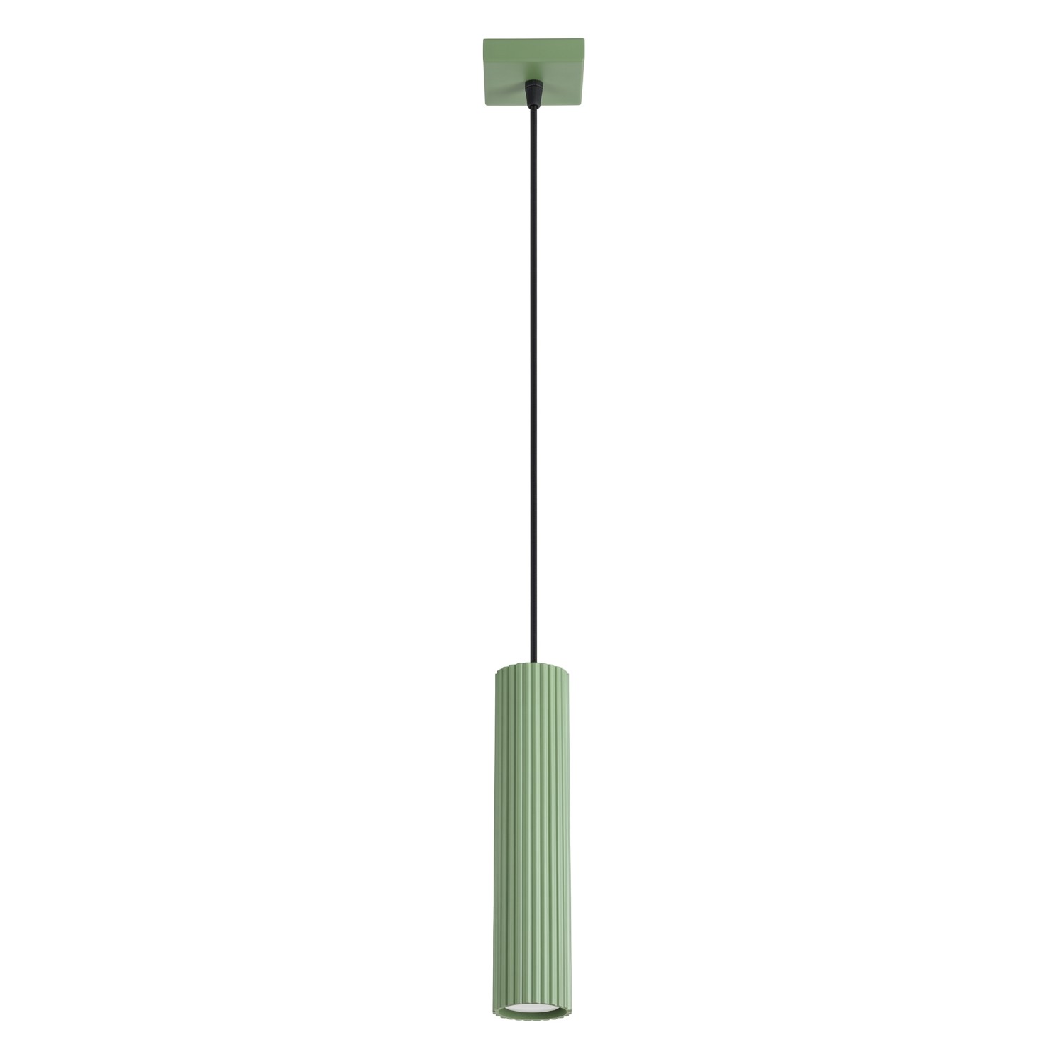 Hängeleuchten Karbon Salbei 1xgu10 8cm Aluminium Sollux