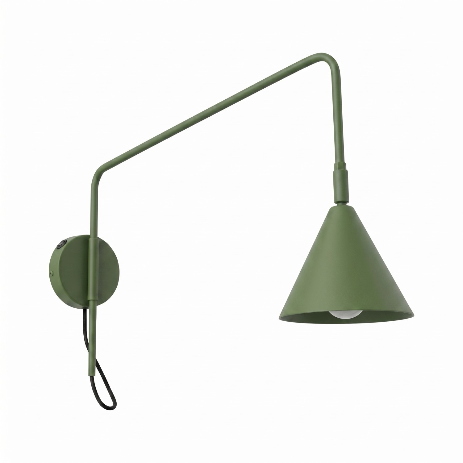 Wandleuchten Nox Olivgrün 1xe14 14cm Stahl Sollux