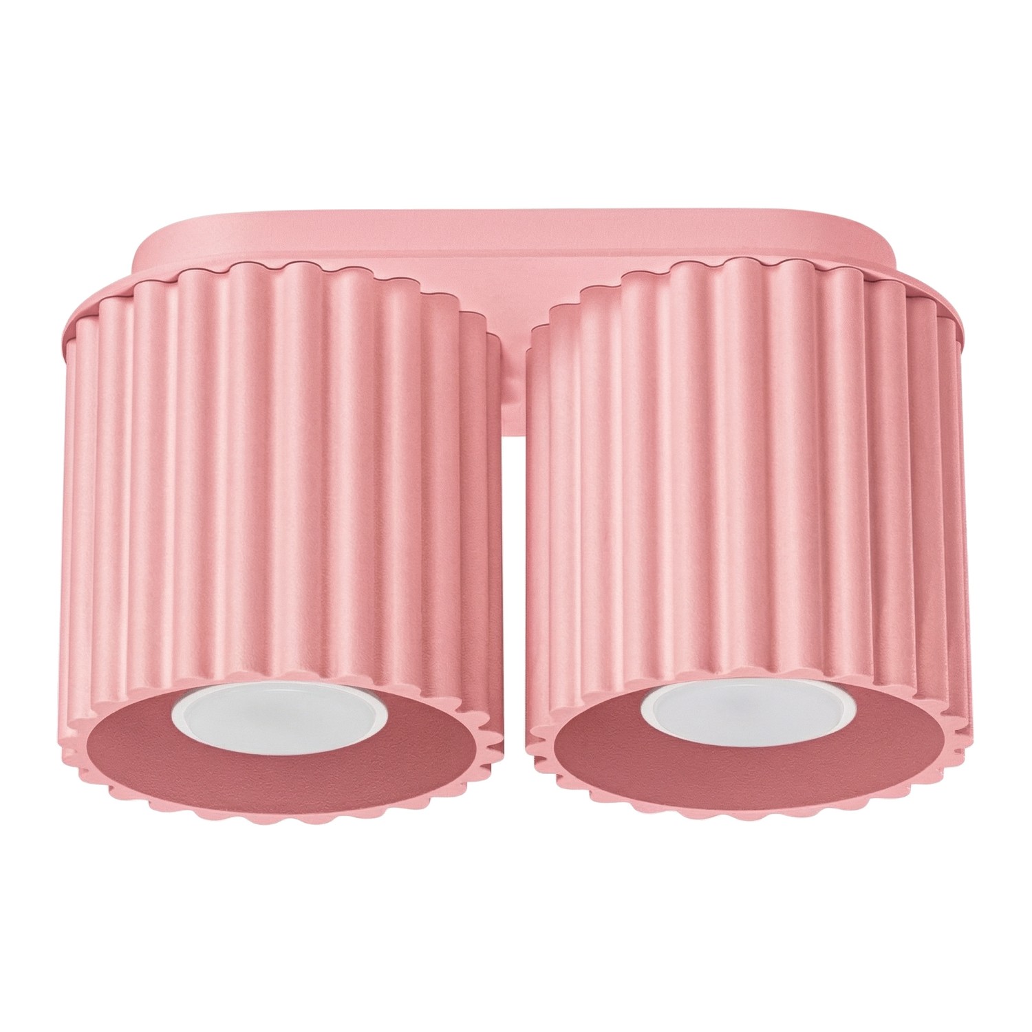 Deckenleuchten Aura Rosa 2xgu10 21cm Aluminium Sollux