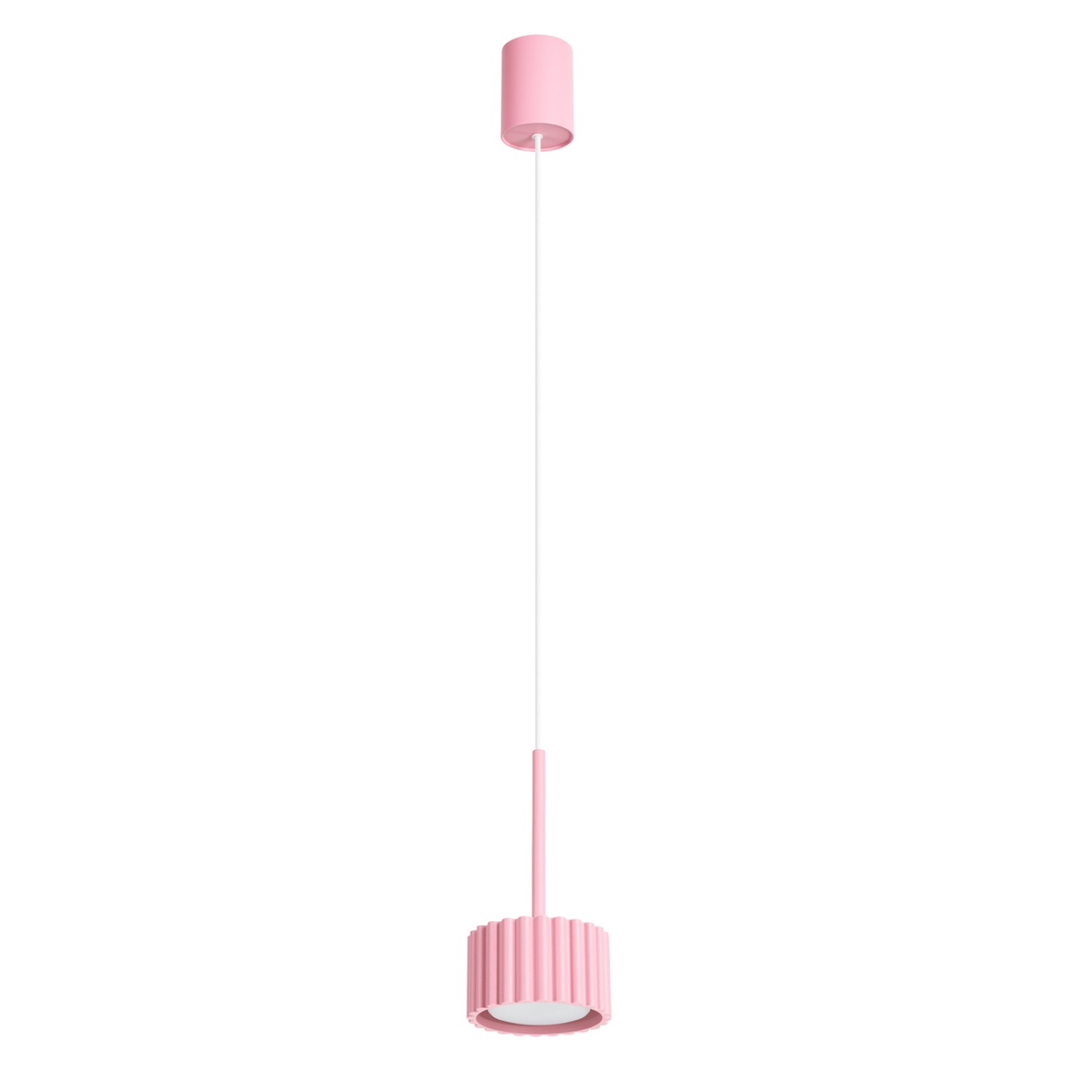 Hängeleuchten Aura Rosa 1xgx53 10cm Aluminium Sollux