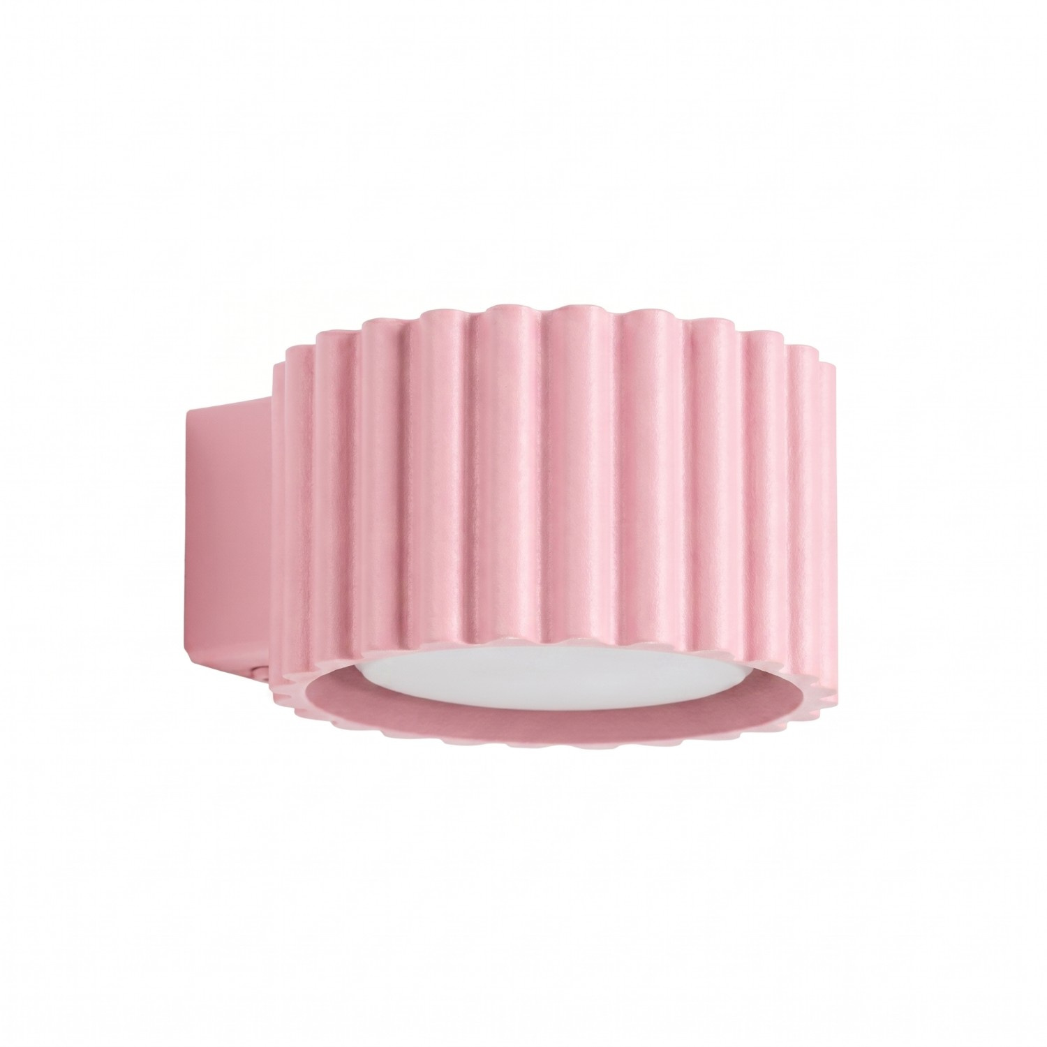 Wandleuchten Aura Rosa 1xgx53 10cm Aluminium Sollux