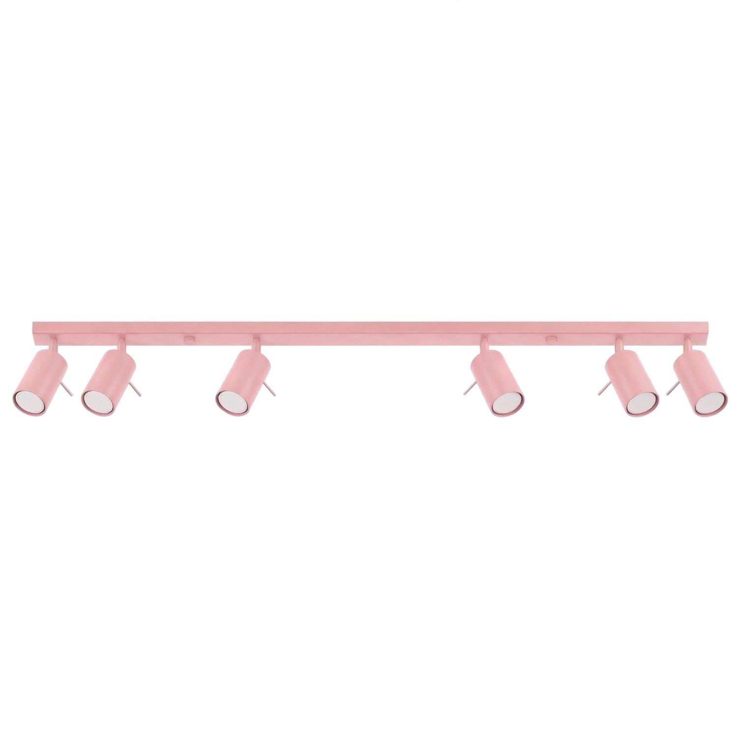 Deckenleuchten Ring Rosa 6xgu10 118cm Stahl Sollux