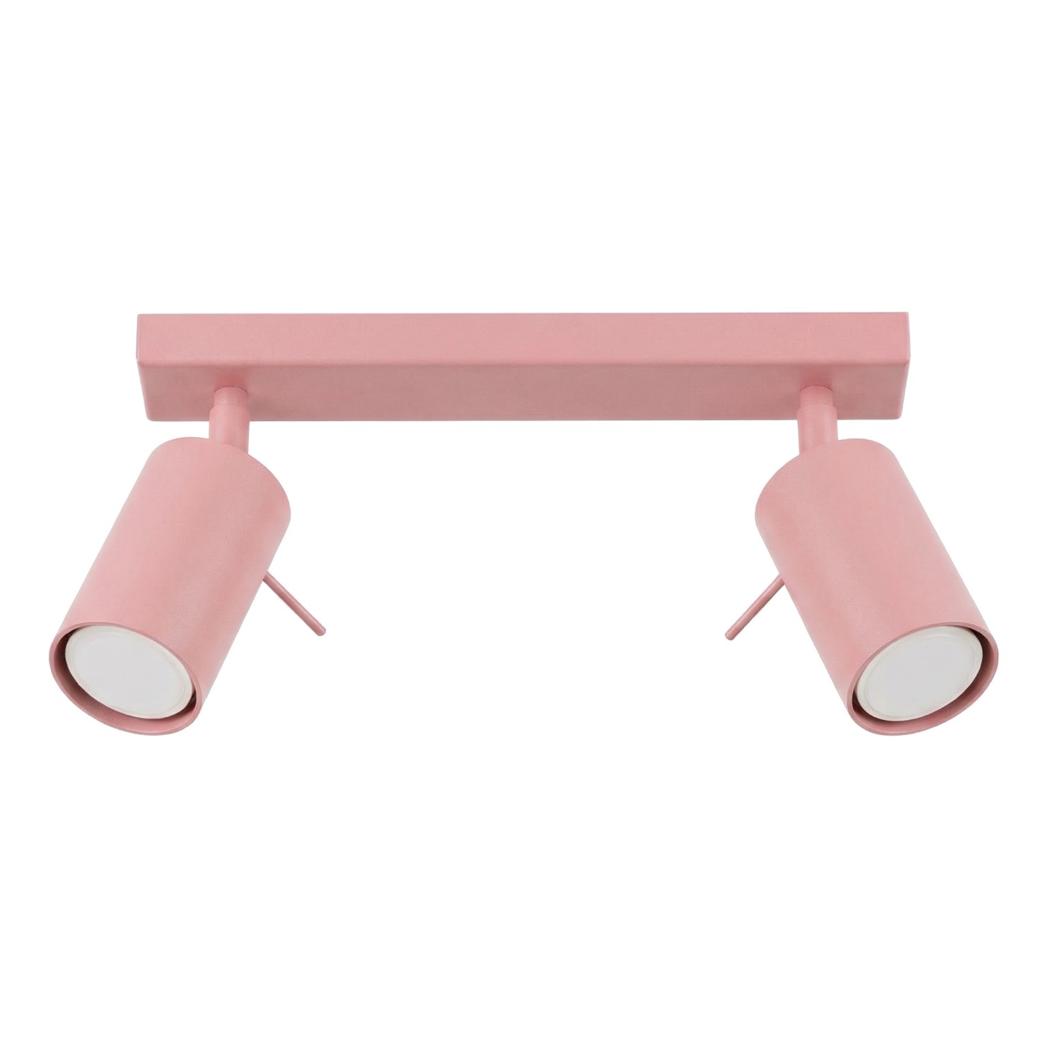 Deckenleuchten Ring Rosa 2xgu10 30cm Stahl Sollux