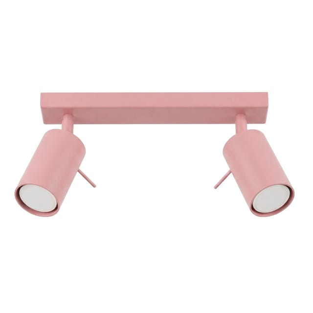 Deckenleuchten Ring Rosa 2xgu10 30cm Stahl Sollux