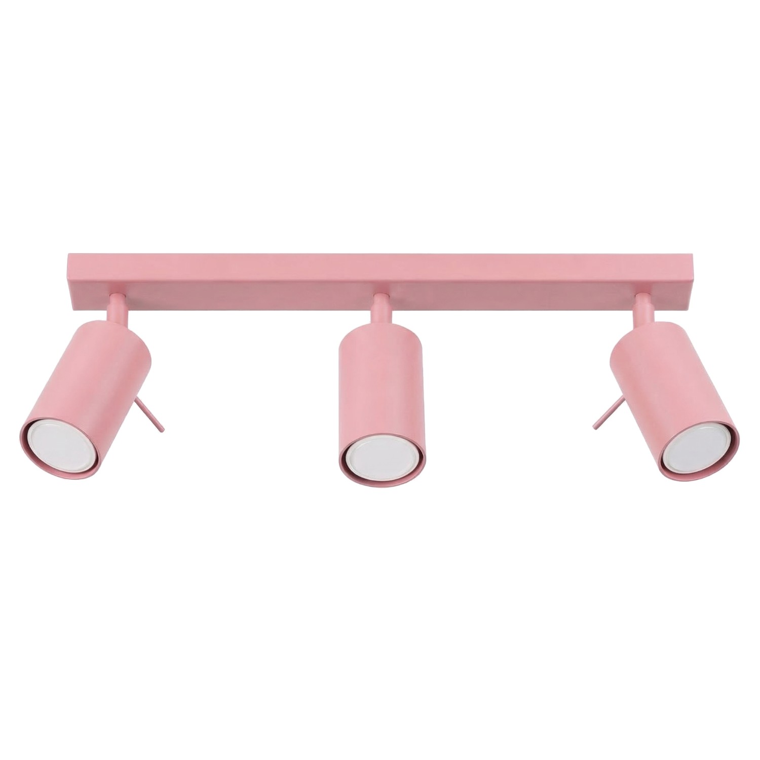 Deckenleuchten Ring Rosa 3xgu10 45cm Stahl Sollux