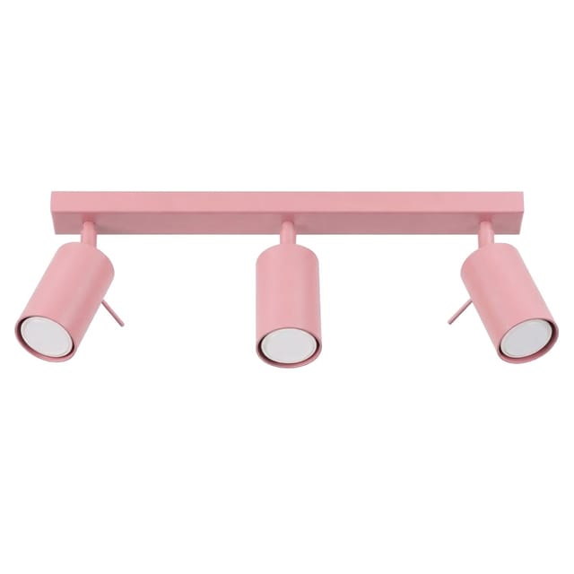 Deckenleuchten Ring Rosa 3xgu10 45cm Stahl Sollux