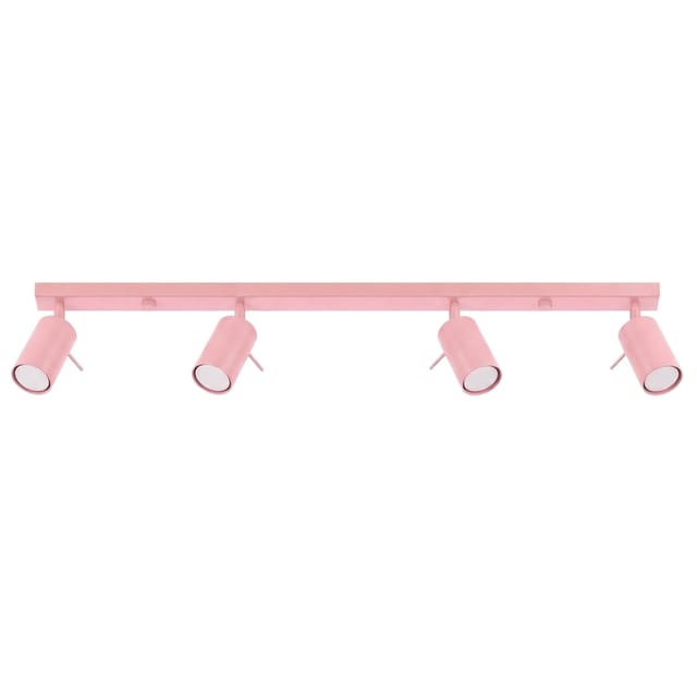 Deckenleuchten Ring Rosa 4xgu10 80cm Stahl Sollux