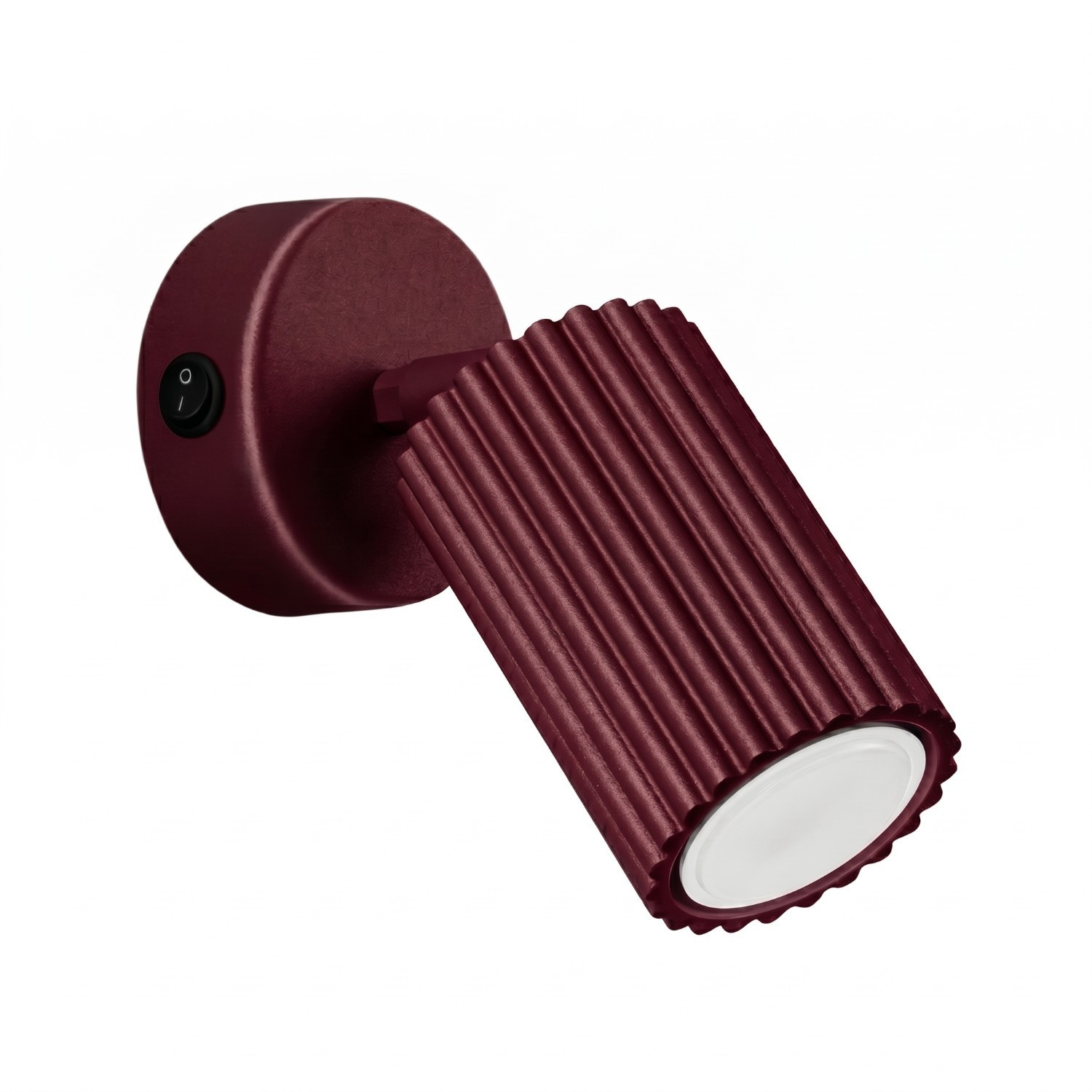 Wandleuchten Karbon Burgund 1xgu10 8cm Aluminium Sollux