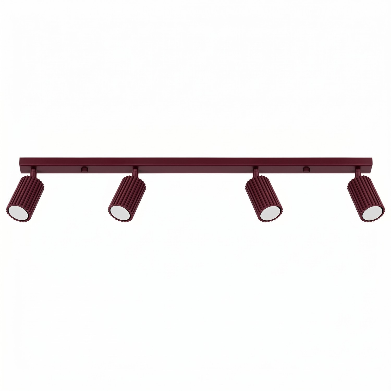 Deckenleuchten Karbon Burgund 4xgu10 81cm Aluminium Sollux