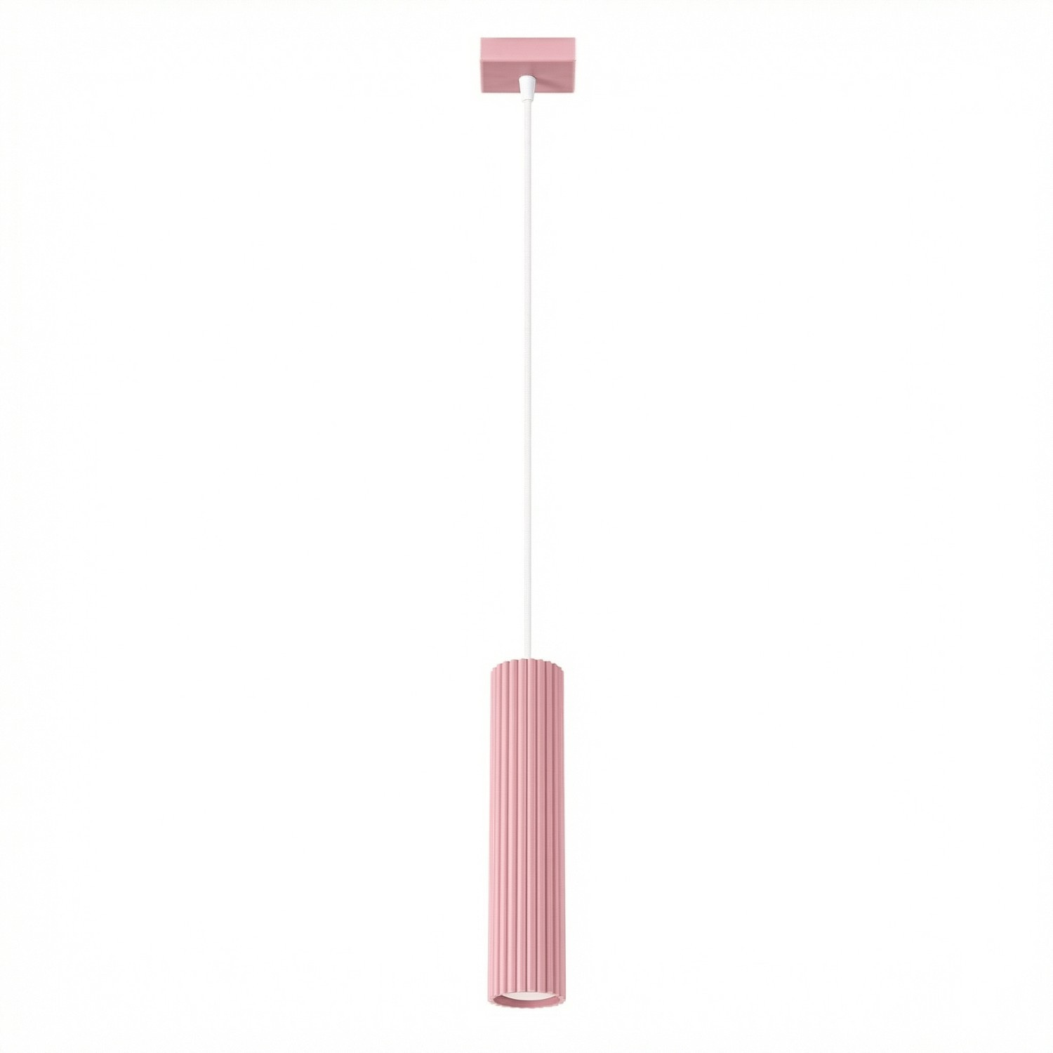 Hängeleuchten Karbon Rosa 1xgu10 8cm Aluminium Sollux
