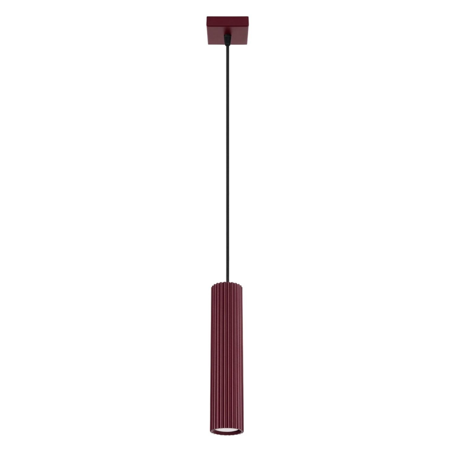 Hängeleuchten Karbon Burgund 1xgu10 8cm Aluminium Sollux