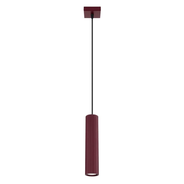 Hängeleuchten Karbon Burgund 1xgu10 8cm Aluminium Sollux