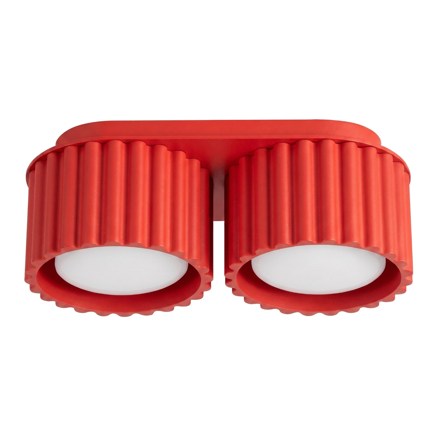 Deckenleuchten Aura Rot 2xgx53 21cm Aluminium Sollux