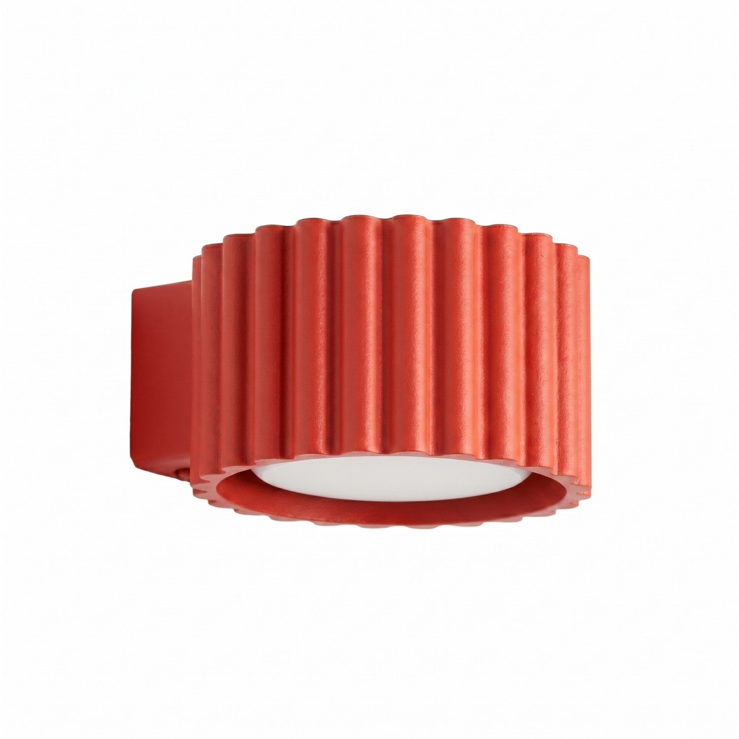 Wandleuchten Aura Rot 1xgx53 10cm Aluminium Sollux