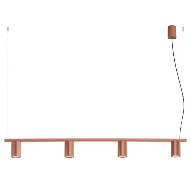 Kronleuchter Karbon Rotocker 4xgu10 122cm Aluminium Sollux