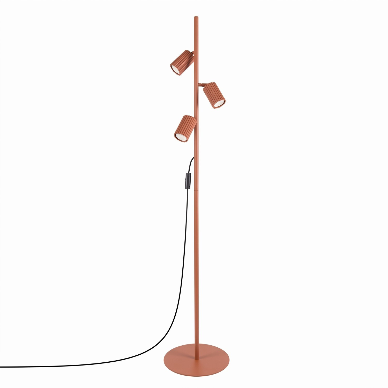 Stehlampen Karbon Rotocker 3xgu10 30cm Aluminium Sollux